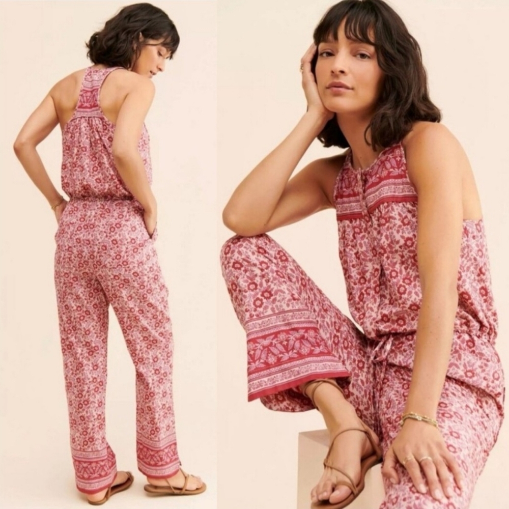 NWOT- Faherty Adella Jumpsuit - Medium